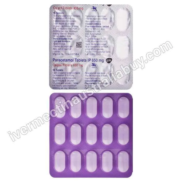 Paracetamol 650 Mg