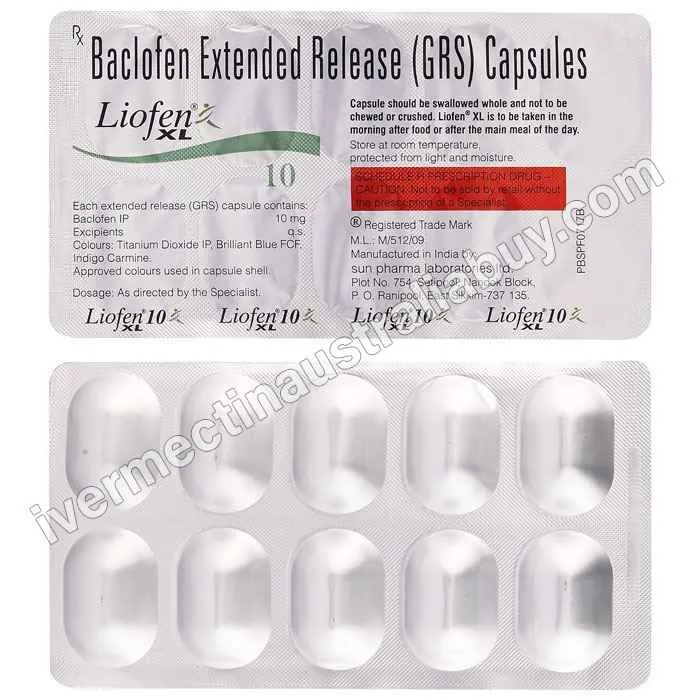 Baclofen Extended Release 10 Mg