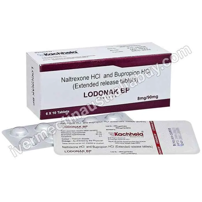 Naltrexone 8mg & Bupropion 90mg