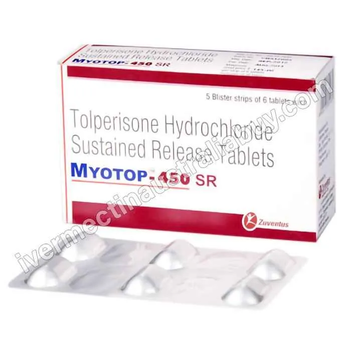 Tolperisone Sustained Release 450 Mg