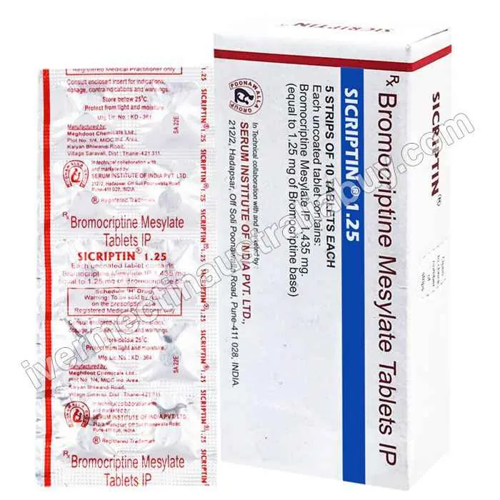 Bromocriptine 1.25 mg