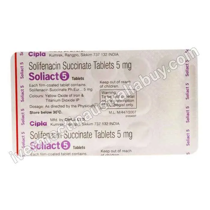 Solifenacin 5mg