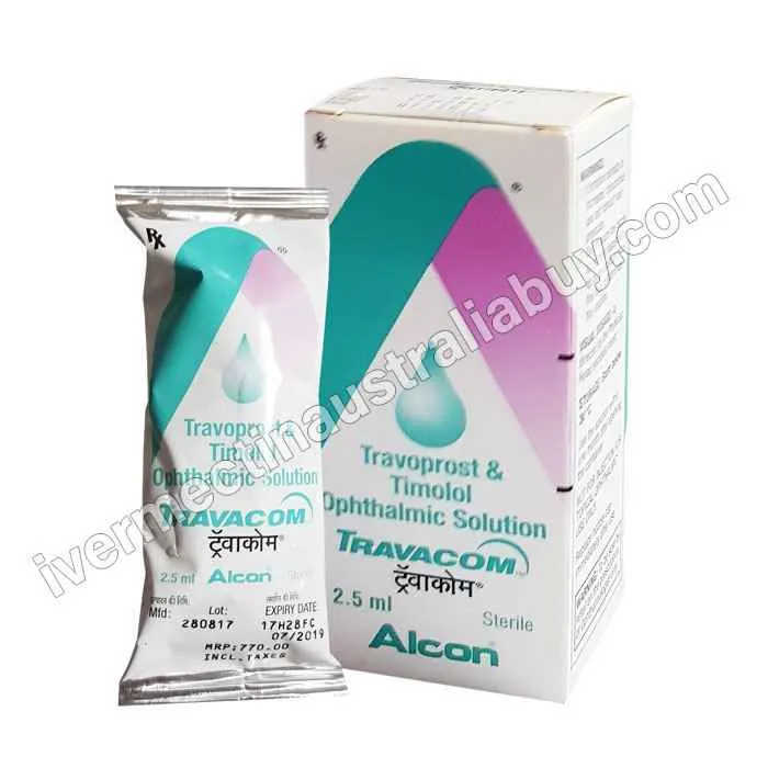 Travoprost & Timolol eye drops Australia