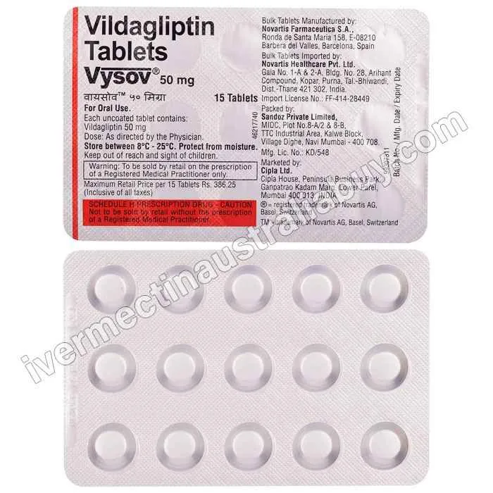 Buy Vildagliptin 50 Mg Australia