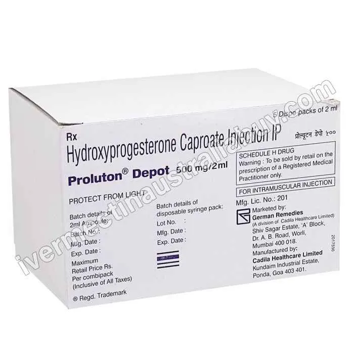 Hydroxyprogesterone Caproate 500 mg