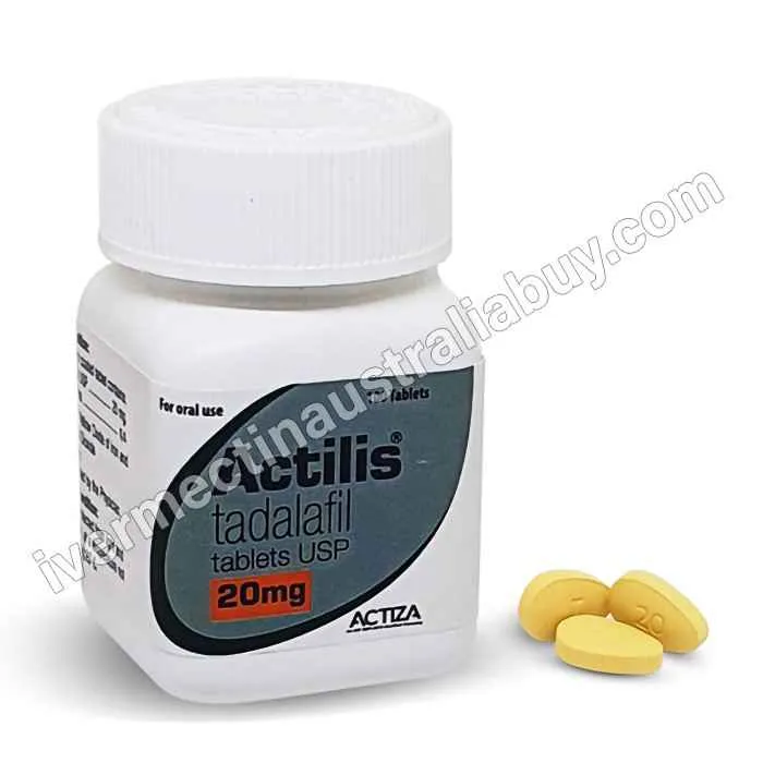 Yellow Tadalafil Pill 20 mg