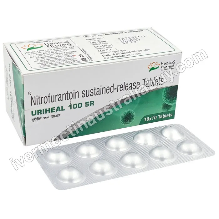 Uriheal 100 mg Tablet (Nitrofurantoin)