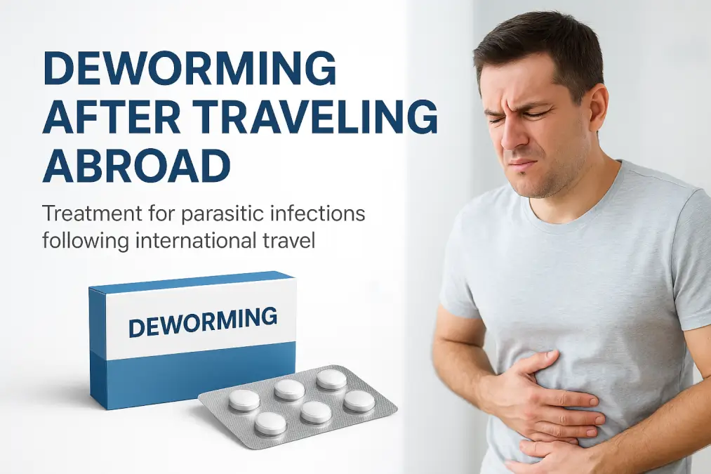 deworming after travel
