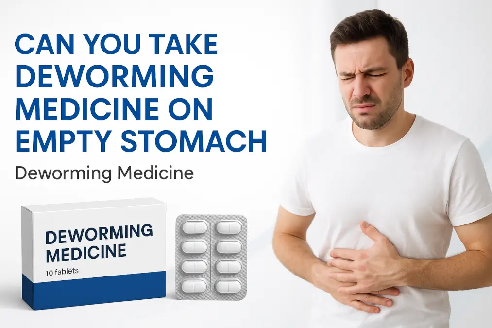 deworming empty stomach