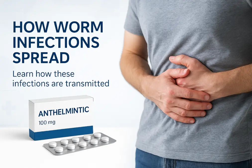 how worms spread